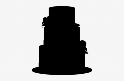 Cake Clipart Silhouette - Wedding Cake Silhouette Clip Art - Free ...