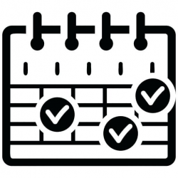 Calendar Clipart Black And White | Free download best Calendar ...
