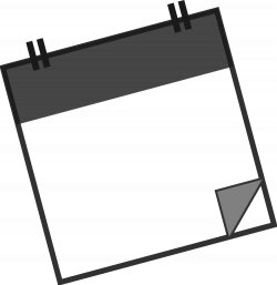 Blank calendar clipart black and white - Clip Art Library