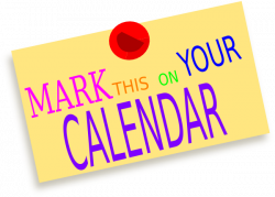 Mark your calendar clip art 3 - ClipartAndScrap