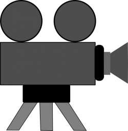 Movie Camera clip art Free vector in Open office drawing svg ( .svg ...