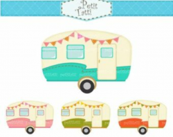 25 Awesome cartoon caravan clipart | camp classroom decor | Camper ...