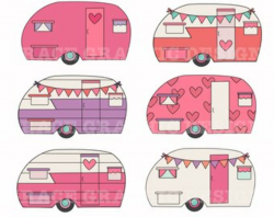 Camper clipart girly, Camper girly Transparent FREE for download on ...