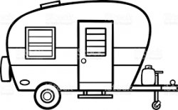 camper clipart black and white - Google Search | Quilts | Camper ...