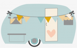 My New Blog Follow Along As I - Vintage Camper Clipart Png - Free ...