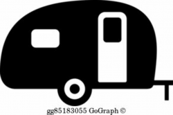 Camper Clip Art - Royalty Free - GoGraph