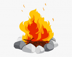 Campfire Bonfire Clip Art - Bonfire Png , Transparent ...