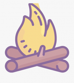 Campfire Png Cute - Fire With Sticks Drawing #1999053 - Free ...