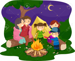 Make meme with family at campfire clipart - Cliparting.com