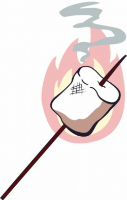 Campfire marshmallow clipart free images | Clip art ...