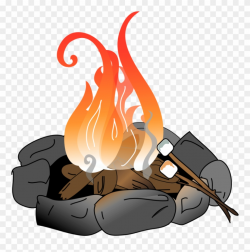 Campfire With Marshmallows Clipart - Png Download (#875723 ...