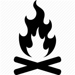 Fire Silhouette clipart - Campfire, Illustration, Fire ...