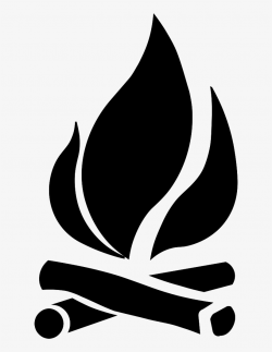 Bonfire Png - Camping Silhouette Clip Art - Free Transparent ...