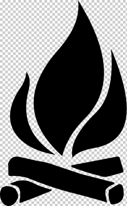 Campfire Silhouette , campfire, camping fire logo PNG ...