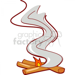 small campfire clipart. Royalty-free clipart # 150860