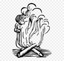 Burning, Camp Fire, Campfire, Fire, Smoke, Vintage - Clip ...
