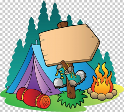 Camping Campsite Campfire , tent, camping signage PNG ...