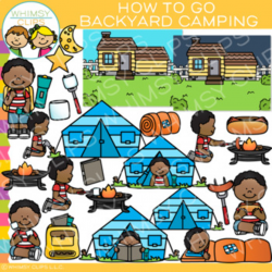How to Go Backyard Camping Clip Art