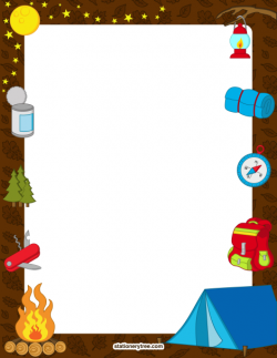 Pin by Muse Printables on Stationery at StationeryTree.com | Camping ...