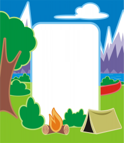 Collection of free Camping clipart page border. Download on UI Ex