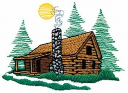 Cabin camping clipart 2 | فجر | Embroidery designs, Machine ...