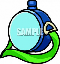 Cartoon of a Canteen - Royalty Free Clipart Picture