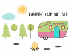 Royalty Free Images – Camping Clip Art Set | Geek Out: Useables ...