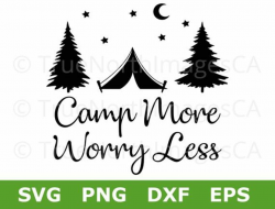 Camper SVG / Happy Camper SVG / Camping SVG / Camping Vector ...