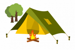 Tent Cartoon Camping Clip Art - Transparent Background Tent Cartoon ...