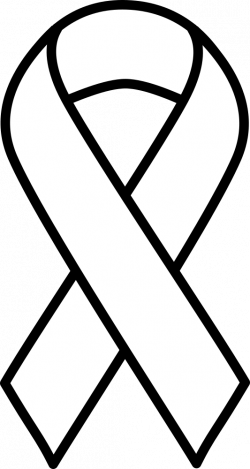 Cancer Ribbon Clipart Black And White | Free download best ...