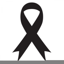 Cancer Ribbon Black And White Clipart | Free Images at Clker ...