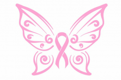 Cancer Awareness Butterfly Ribbon