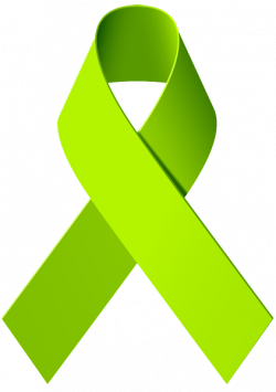Lime Green Awareness Ribbon | Awareness ribbons, Cancer ...