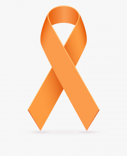 Majestic Orange Cancer Ribbon Clip Art Clipart Awareness ...