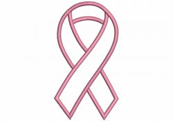 Best Cancer Ribbon Outline #23883 - Clipartion.com