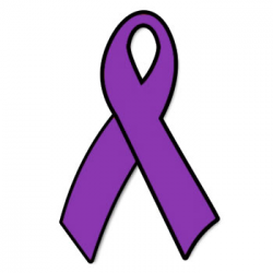 Purple cancer ribbon clipart - ClipartBarn