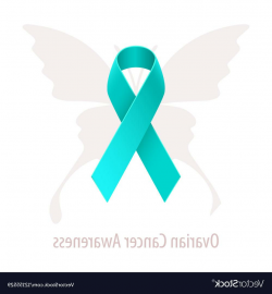 Best Ovarian Cancer Ribbon Vector Image » Free Vector Art ...