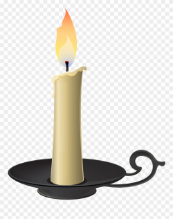 Candlestick Png Clip Art - Candle In Holder Clipart ...