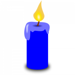 Candle clipart blue candle, Candle blue candle Transparent ...
