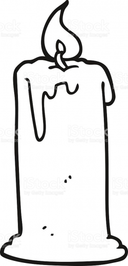Candle clipart black and white 6 » Clipart Station