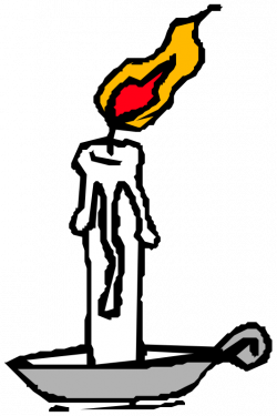 Free Clipart: Burning candle | liftarn