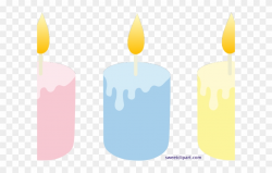 Candles Clipart Colored - Png Download (#3632739) - PinClipart