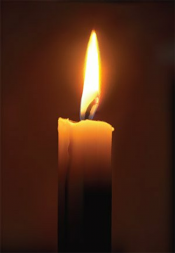 AI vector drawing realistic candle Stock Clipart Picture