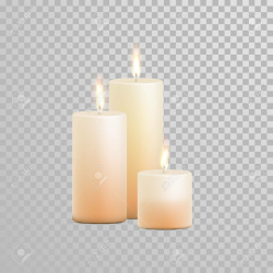 Decorative Candles Set. Vector 3D Realisti #512838 ...