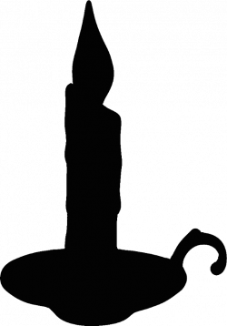 Candles clipart silhouette, Candles silhouette Transparent ...