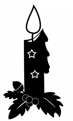 Clip art Silhouette Image Christmas Candle - silhouette png ...