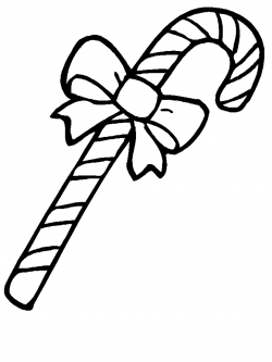 Free Candy Cane Clipart Black And White, Download Free Clip ...