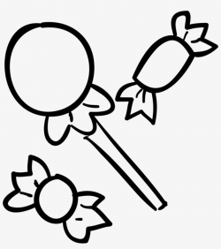 Png File Svg - Halloween Candy Clipart Black And White - Free ...