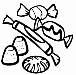 31+ Candy Clipart Black And White | ClipartLook