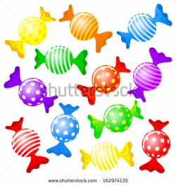 candy shop illustration | vector illustration of many colorful ...